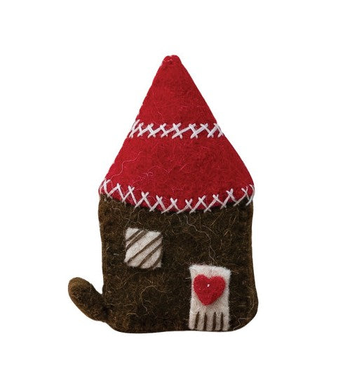 Wool Felt House Shaped Tape Measure