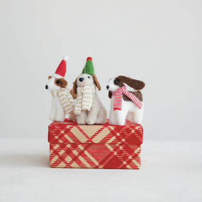Felt Dog Ornament