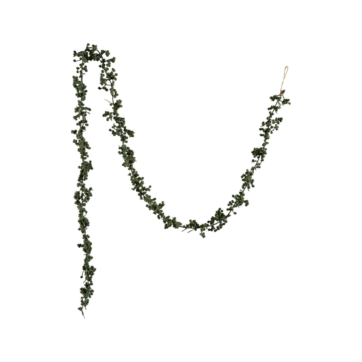 Flocked Foam Ball Garland