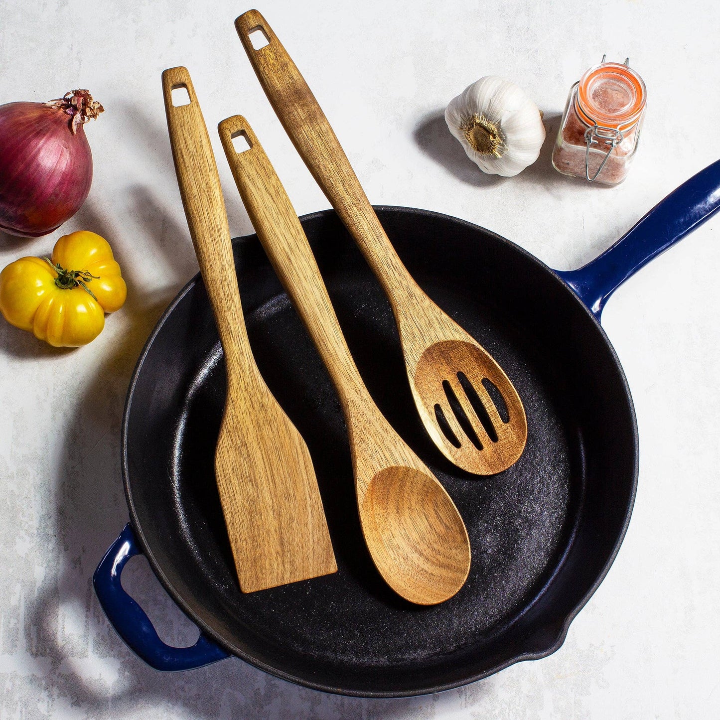 Acacia Wood Cooking Utensil Set