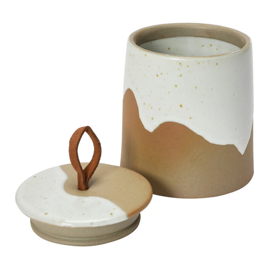 Canister w/ Leather Loop