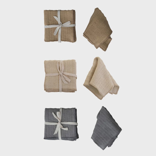 Woven Cotton Slub Dish Cloth