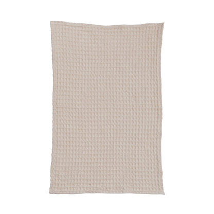 Stonewashed Cotton Waffle Weave Tea Towel