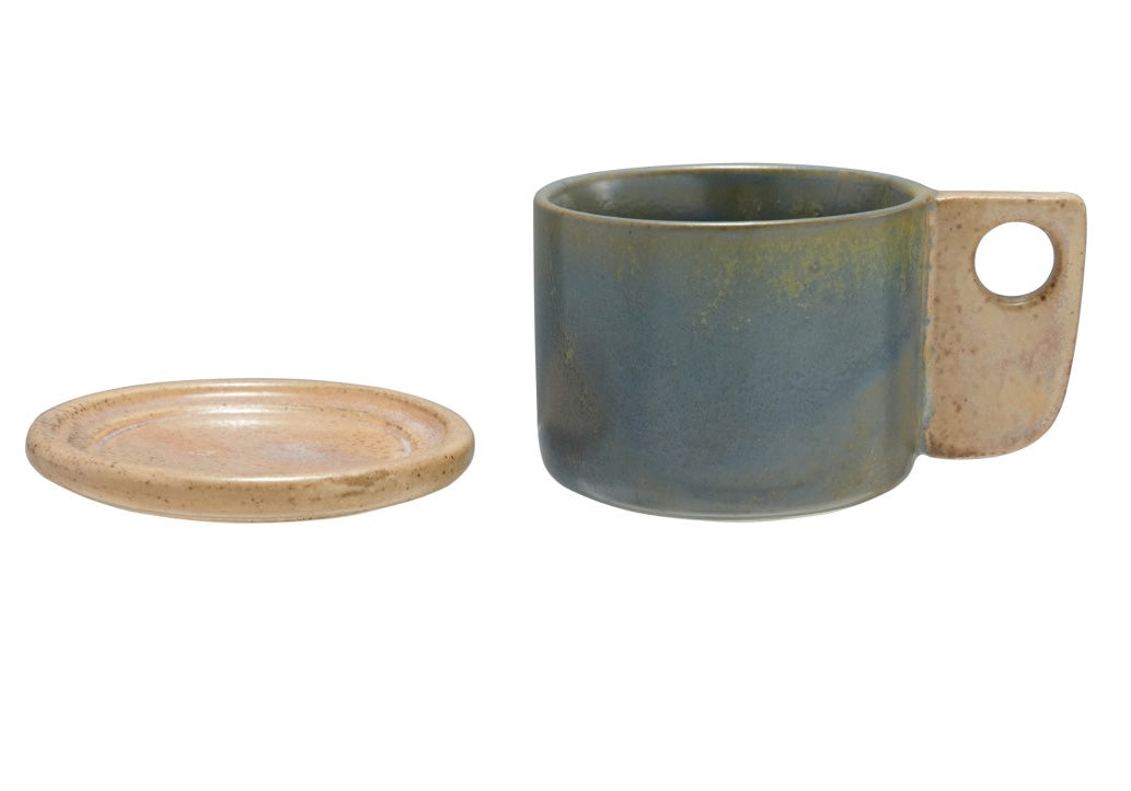 Mug with Saucer/Lid