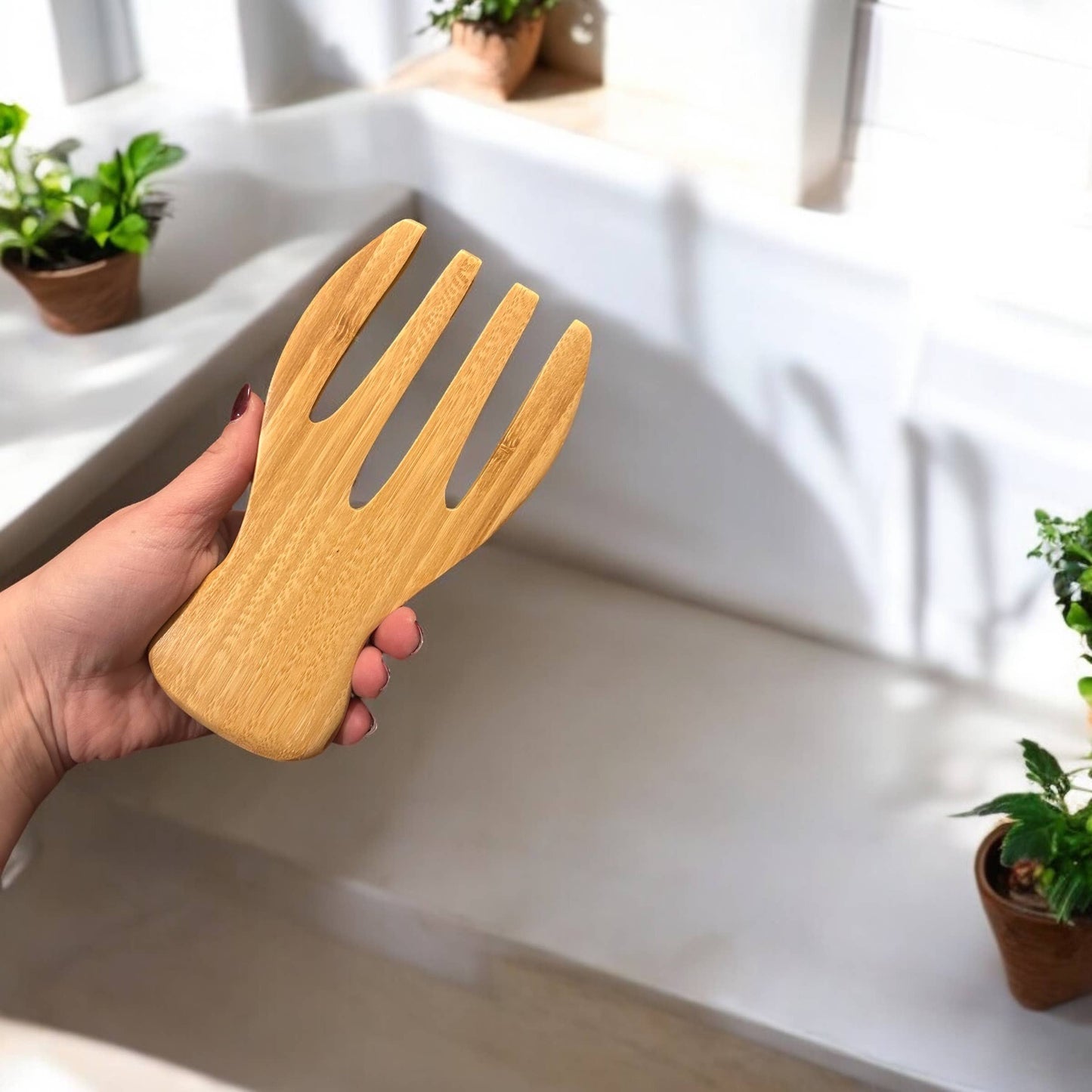 Bamboo Salad Hands | Set of 2 | Earth Day Bestseller
