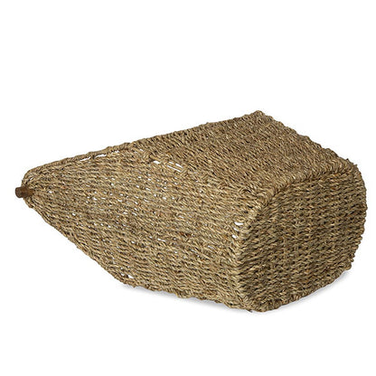 Kalani Large Sea Grass Utility Basket with Wood Handle 16in
