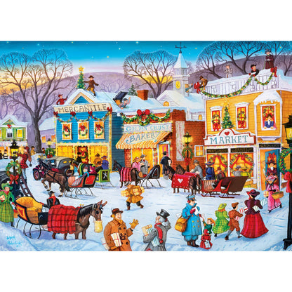 Season's Greetings - Christmas Shopping 1000 Piece Puzzle