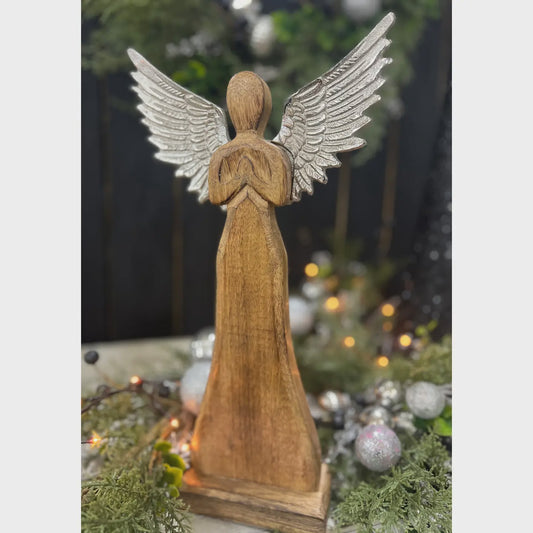 Nickel Winged Angel 14x7in