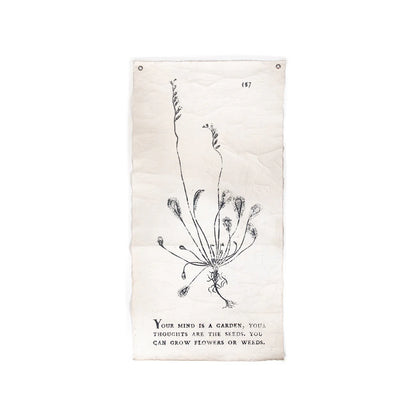 Handmade Botanical Wall Tarp