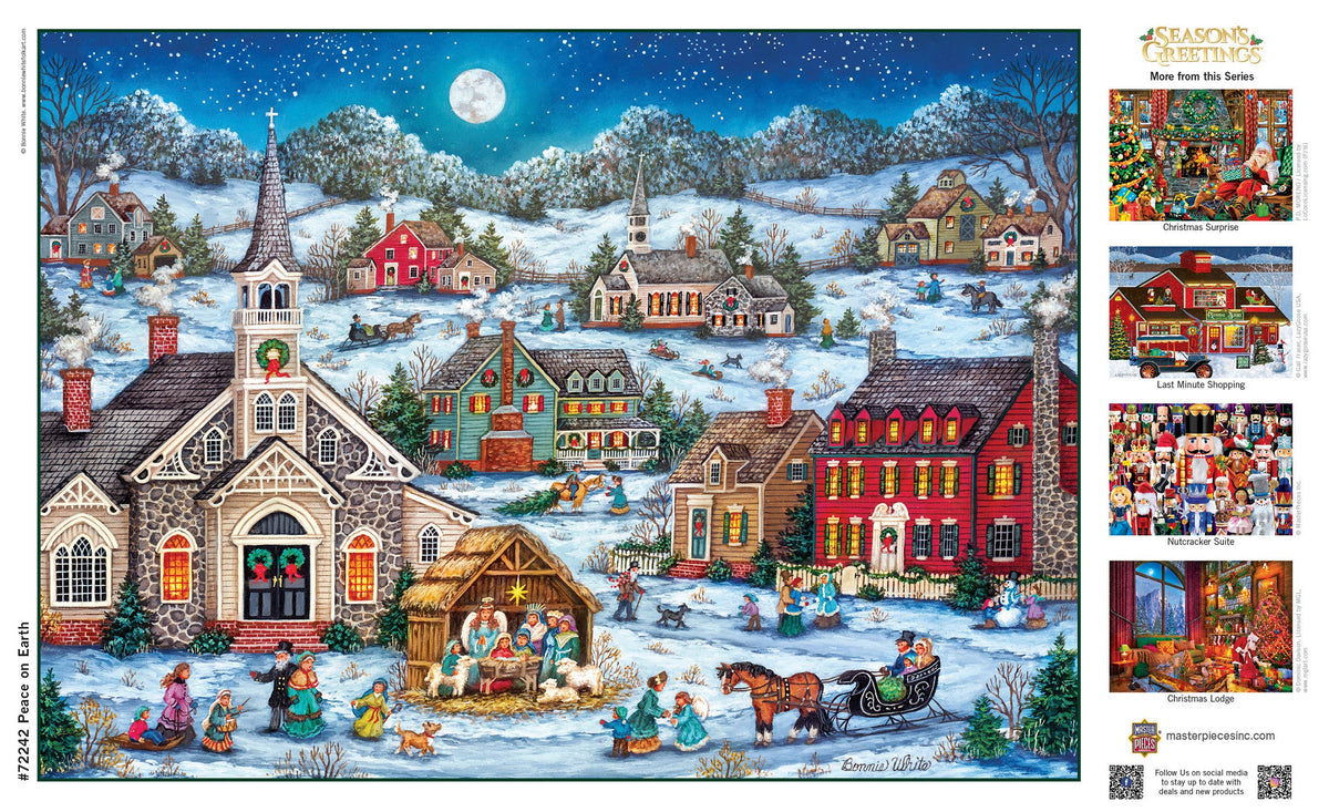 Season's Greetings - Peace on Earth 1000 Piece Puzzle