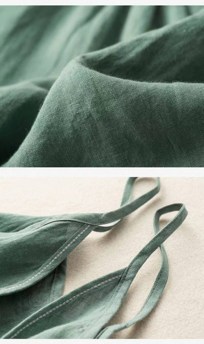Cotton Linen Camisole Tank Top