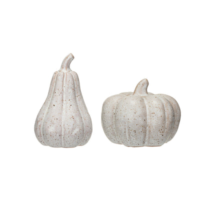 Stoneware Pumpkin, Reactive Glaze, 2 Styles (Each One Will Vary)