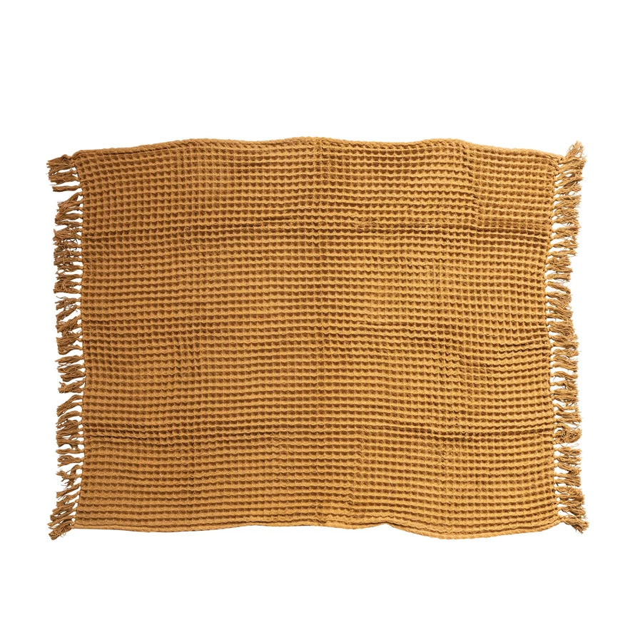 Waffle Weave Throw