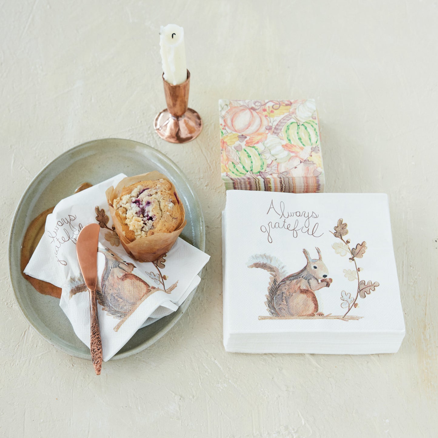 Cocktail Napkins Fall