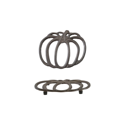 Cast Iron Pumpkin Shaped Trivet