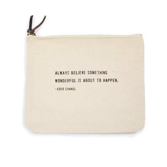 Always Believe Something Canvas Bag