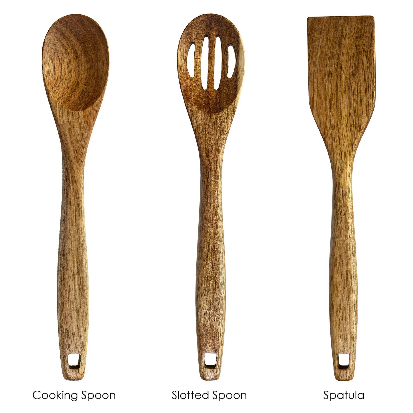 Acacia Wood Cooking Utensil Set