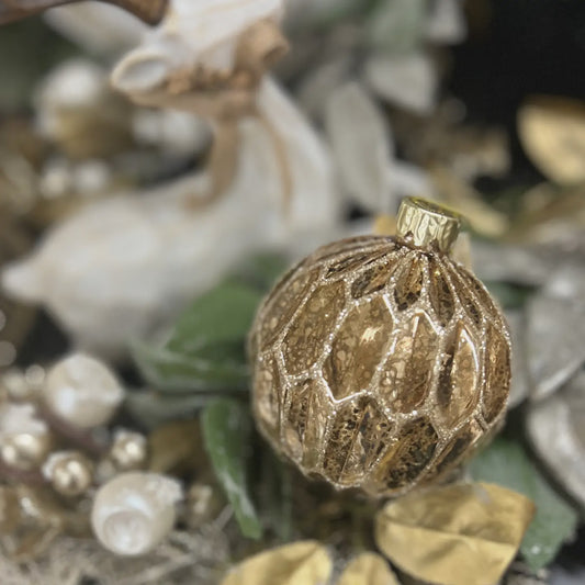 Golden Nugget Ornament 3x3in
