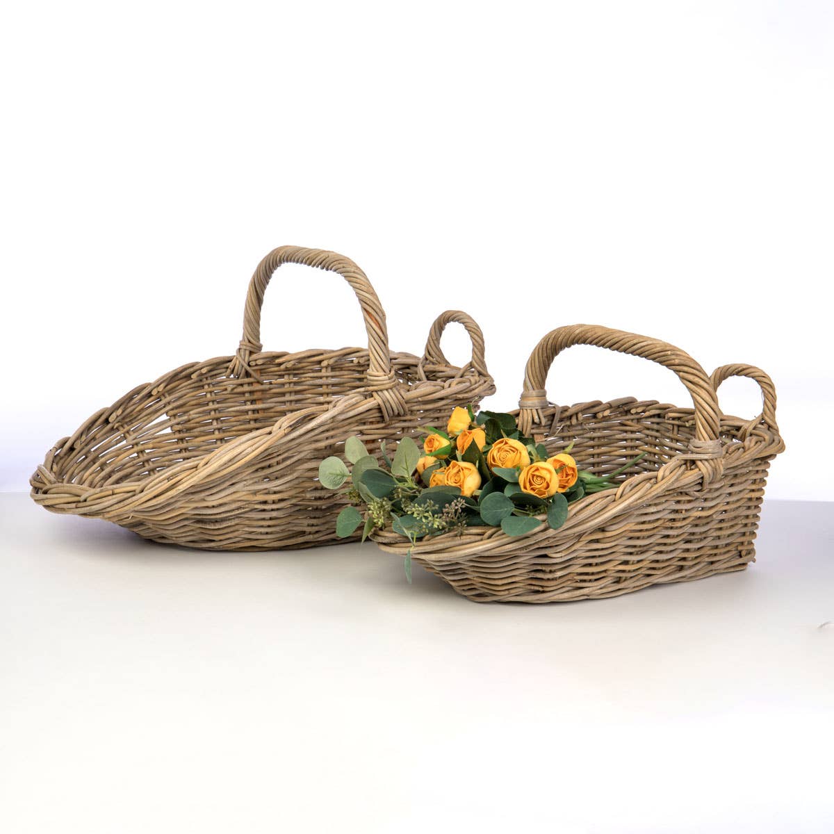 RATTAN SCOOP OH-KUBU GRY