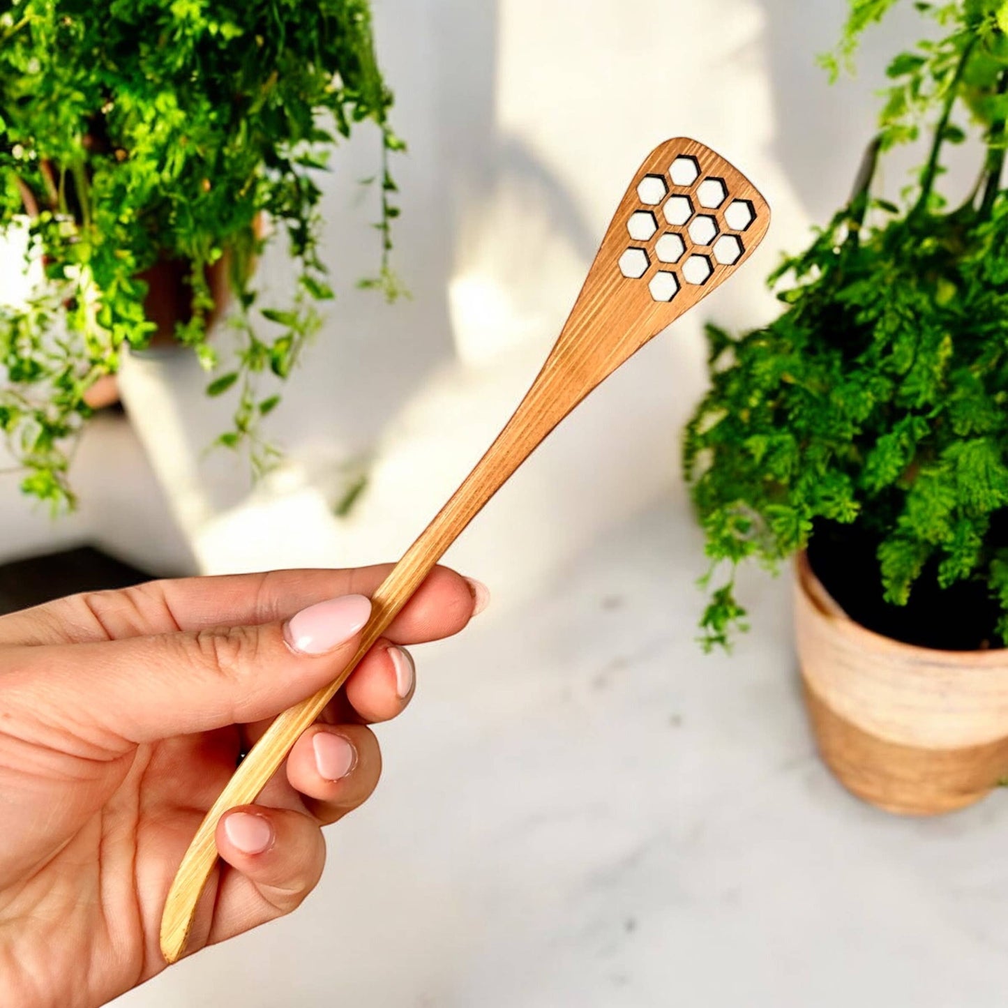 Bamboo Honey Dipper Spoon | Earth Day Bestseller