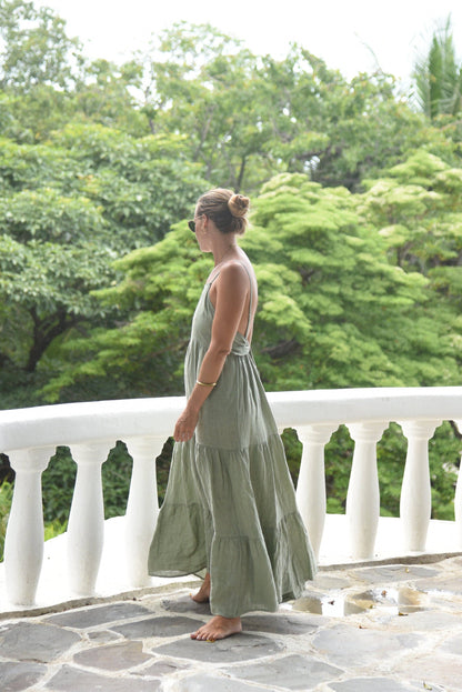 The Alma Dress - Sage