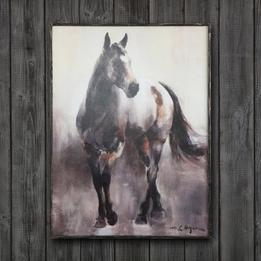 Wall Canvas w/ Horse
