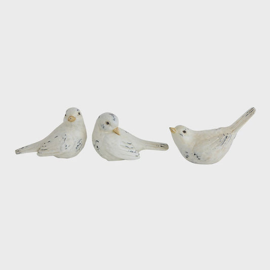 Distressed Resin Bird