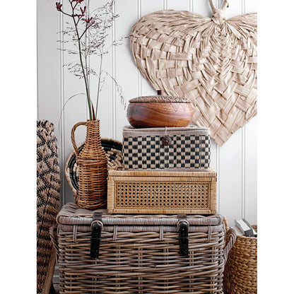 Baskets with Leather Buckles