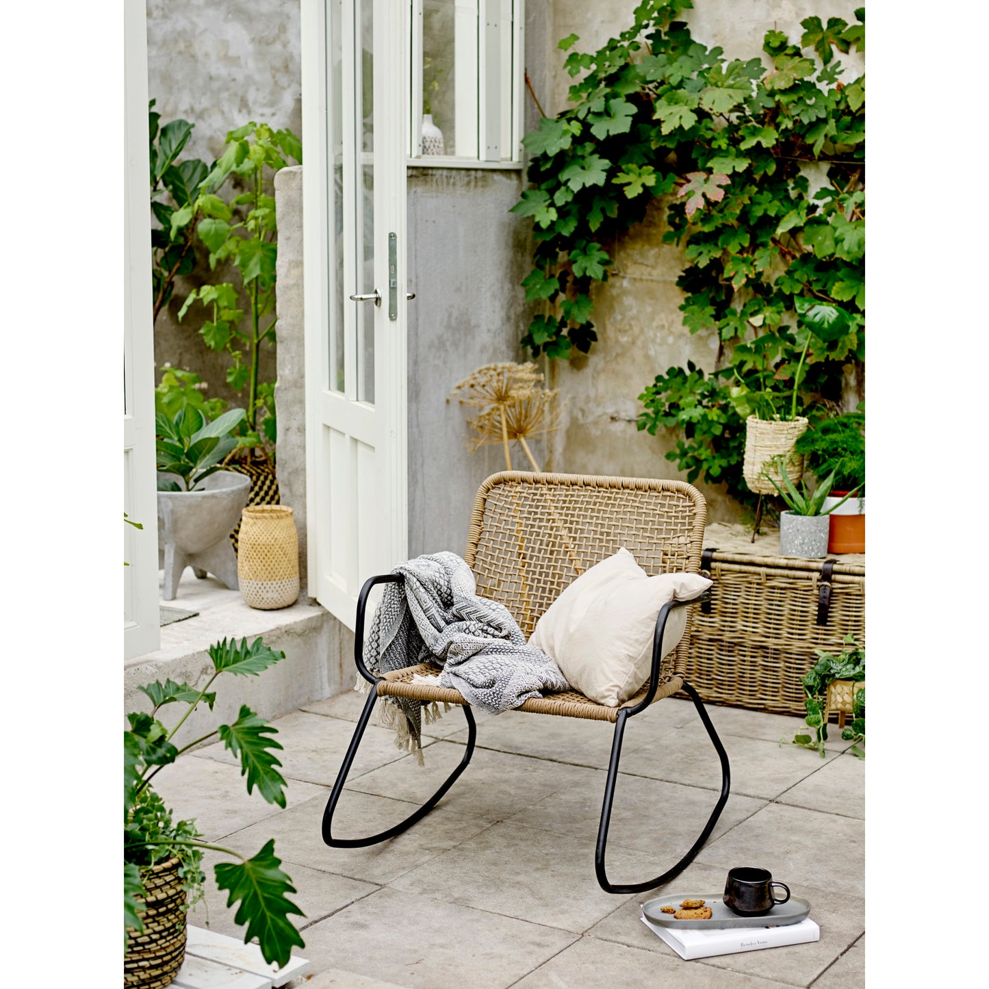Baskets with Leather Buckles