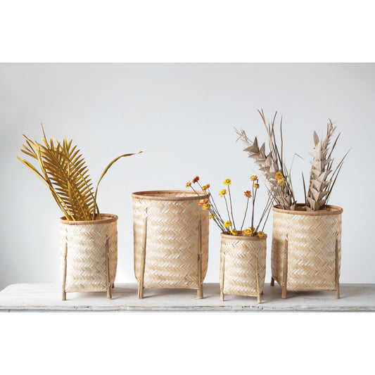 Bamboo Baskets w/Legs