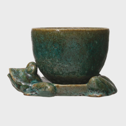 Planter with Frog Base