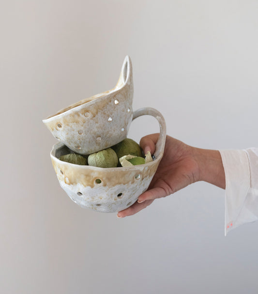 Stoneware Colanders