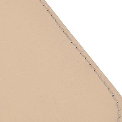 8-1/4"L x 9-1/2"H Leather Mouse Pad, Tan Color