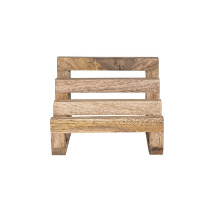 Mango Wood Stand w/ 3 Sections