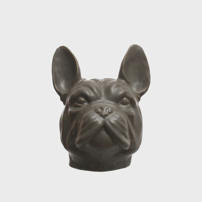 French Bulldog Vase