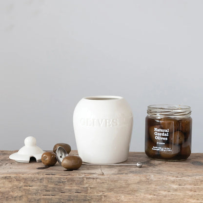 Olives Jar w/ Spoon