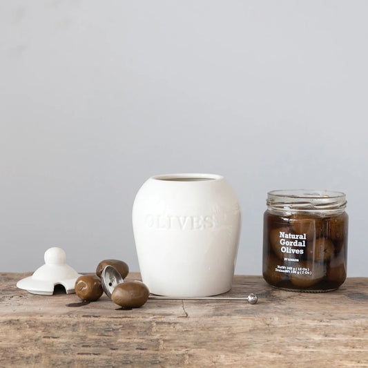 Olives Jar w/ Spoon