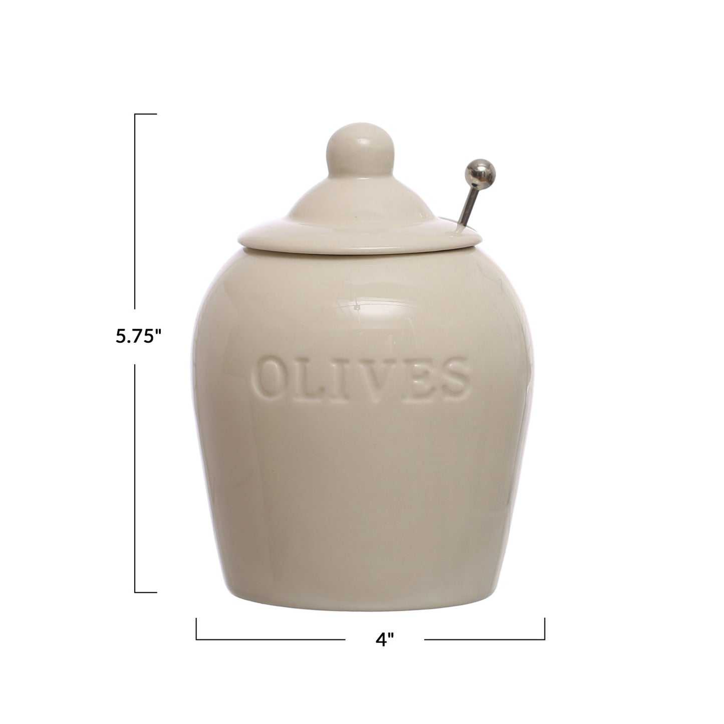 Olives Jar w/ Spoon