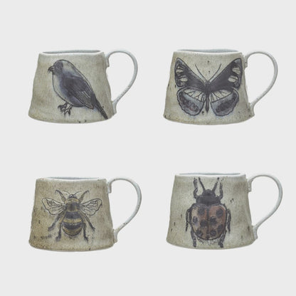Mug w/ Insect/Bird