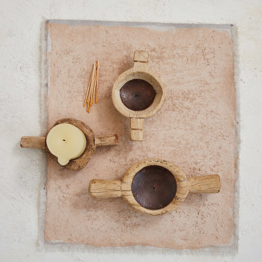Candle Holder w/ Handles