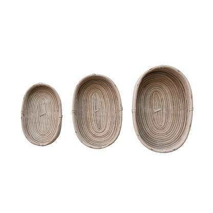 Hand-Woven Rattan Baskets