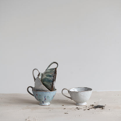 Stoneware Footed Mug