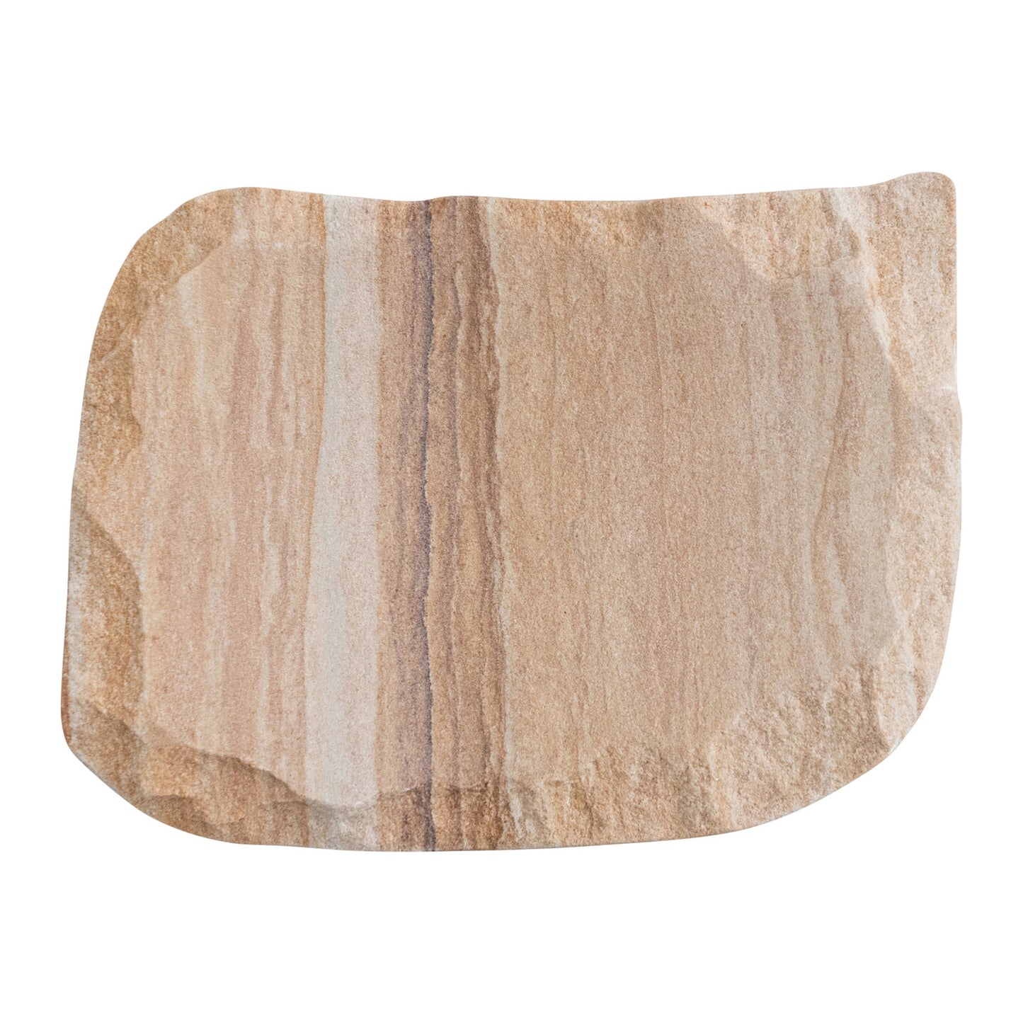 Rainbow Sandstone Soap Dish with Raw Edge (Each One Will Vary)