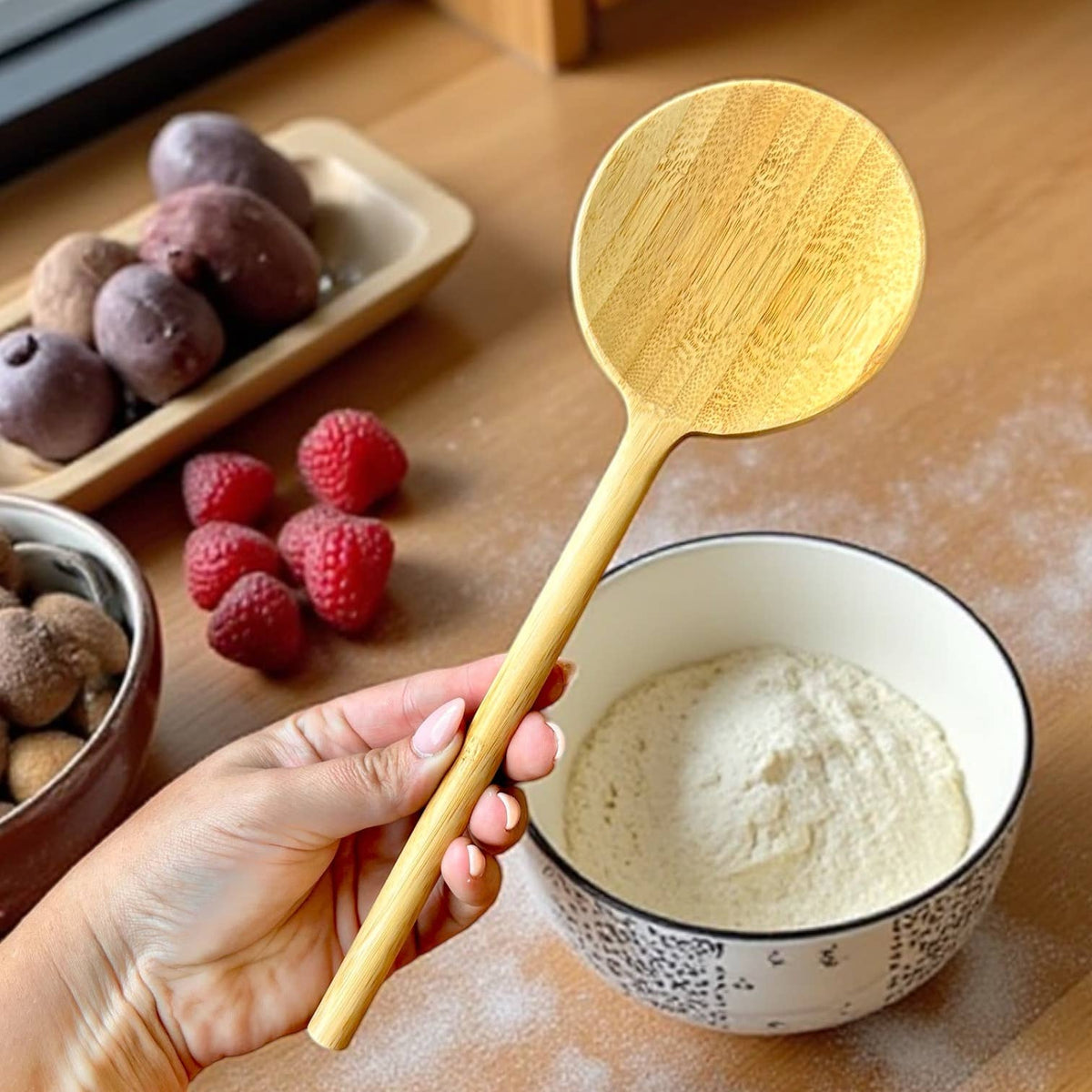 Bamboo Serving Spoon | Circle | Kitchen Bestseller