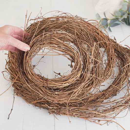 15' Dried Natural Grapevine Twig Garland