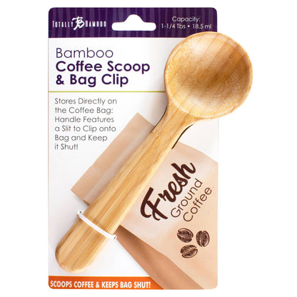 Coffee Scoop with Built-In Bag Clip