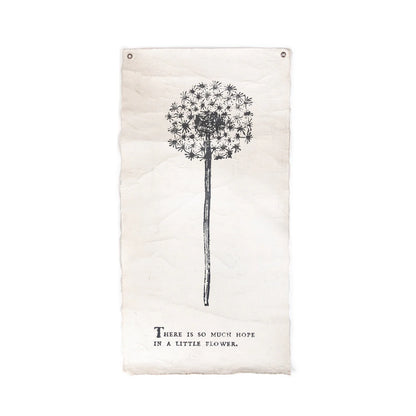 Handmade Botanical Wall Tarp