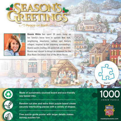 Season's Greetings - Peace on Earth 1000 Piece Puzzle