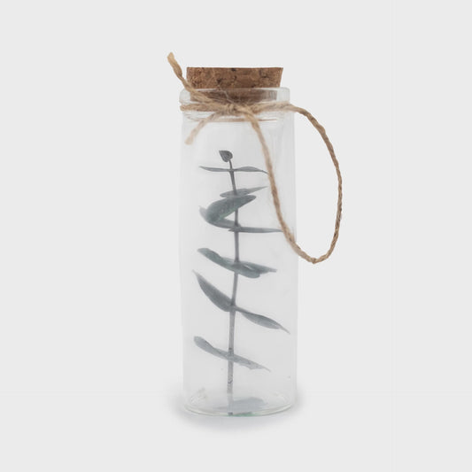 Flower in a Bottle with Cork