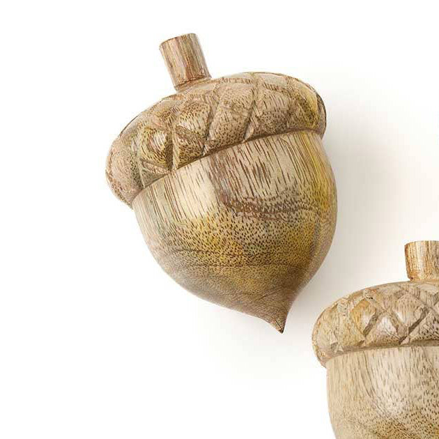 Wood Acorns